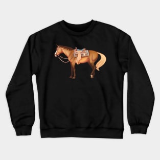 Buckskin Western Horse Crewneck Sweatshirt